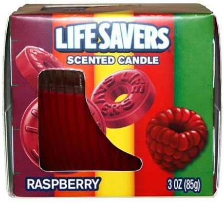 Life Savers Scented Candle 3 oz - Raspberry