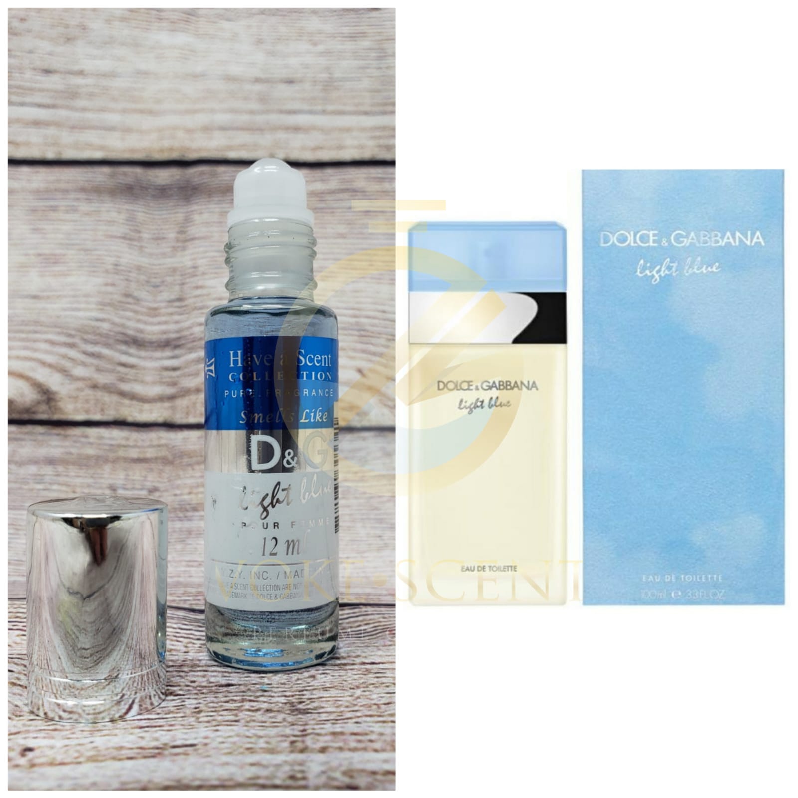 D&G Light Blue Women Perfume Oil Roll-On