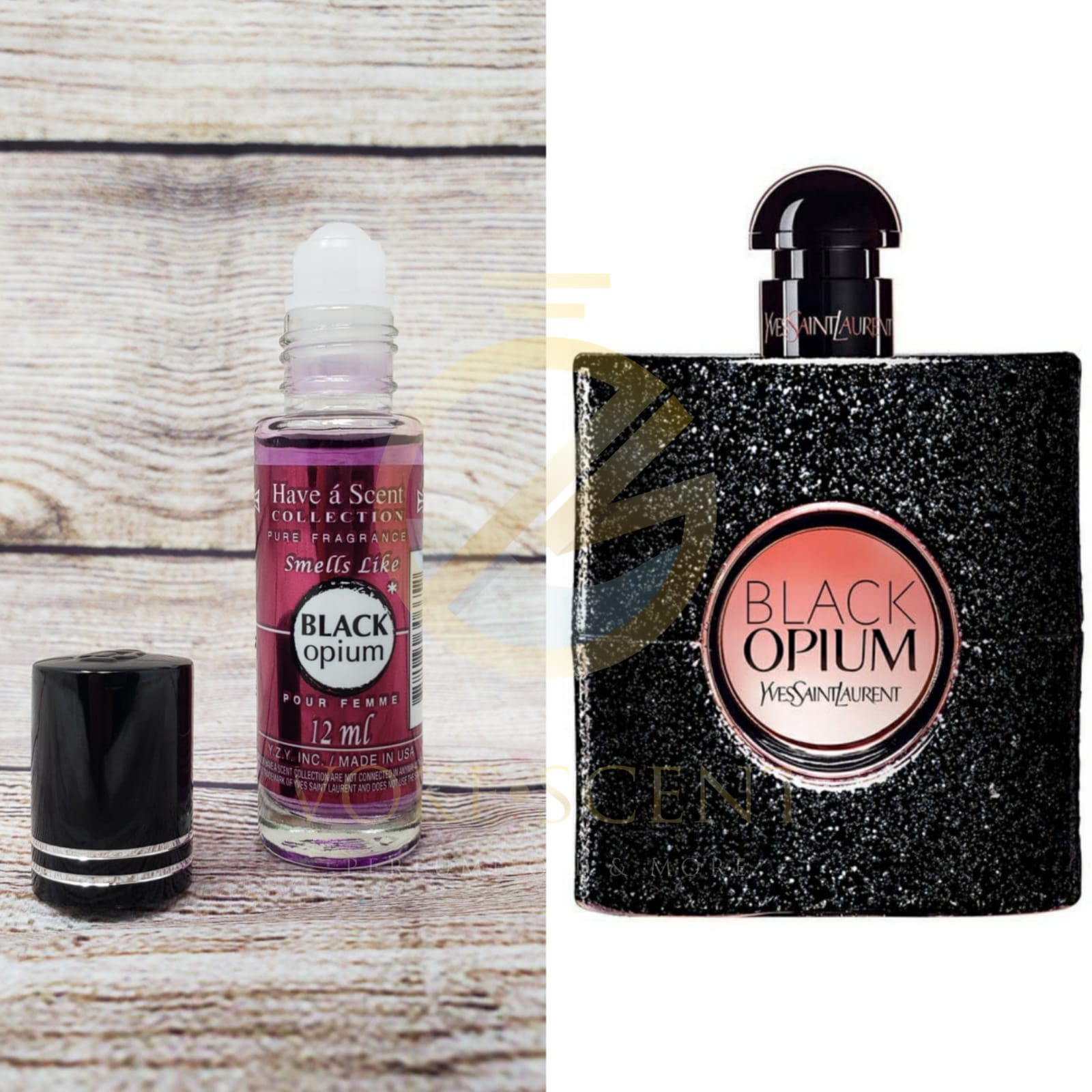  Yves Saint Laurent Black Opium Eau De Parfum Rollerball For  Women 0.34 Oz / 10 ml : Beauty & Personal Care
