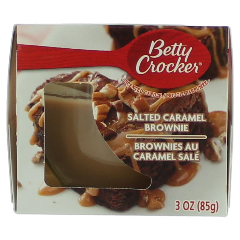 Betty Crocker Scented Candle 3 oz - Salted Caramel Brownie